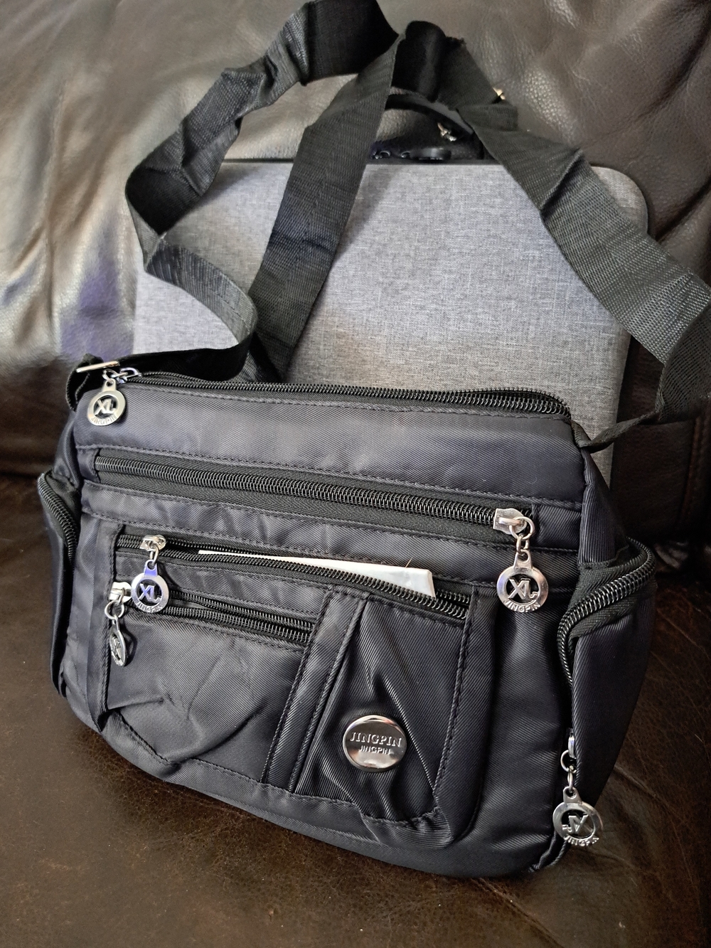 Black Nylon Ladies Bag for Women